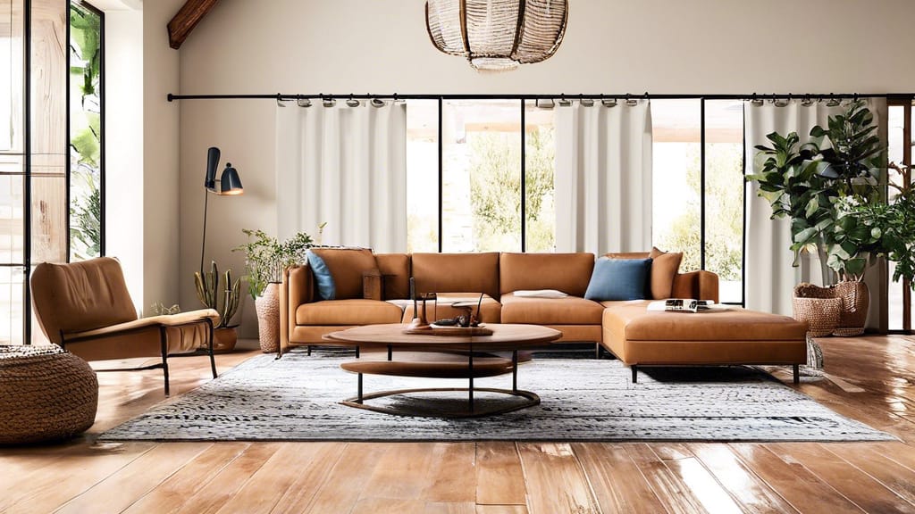 A Complete Guide to Water Restoration in Scottsdale 2 Restored living room with clean hardwood floors and stylish furnishings after water damage repair.
